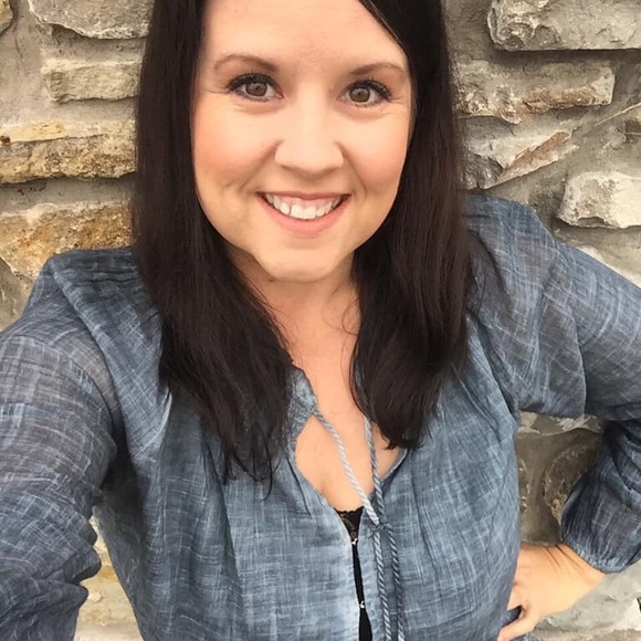 Indigo Smocked Waist Women's Dress by Natural Life - Picture 3 of 3